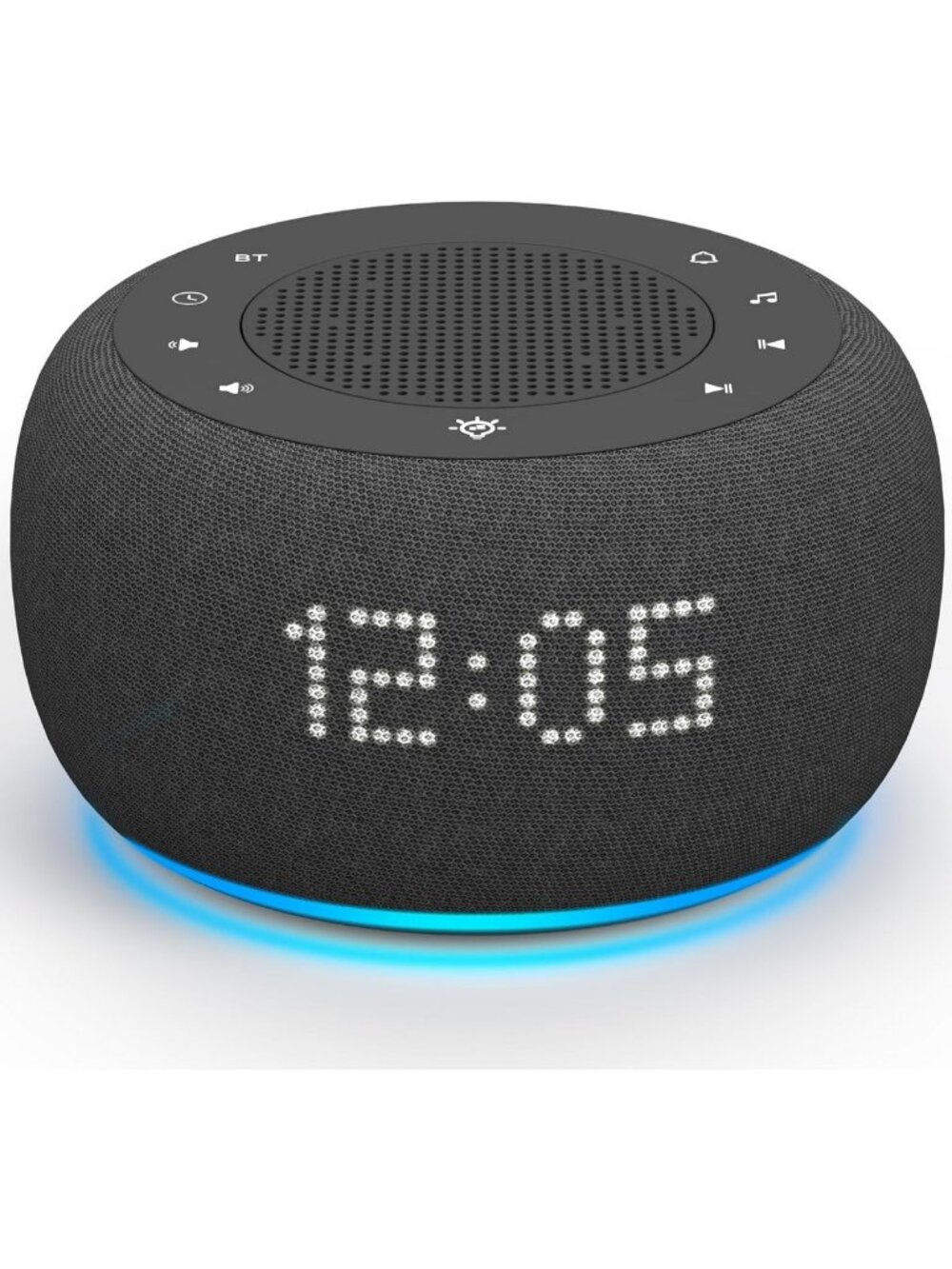 Sound Machine Alarm Clock with Bluetooth Speaker | Pro 2nd Gen White Noise